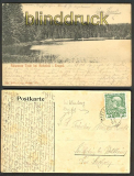 Rehefeld im Erzgebirge sw-AK Schwarze Teich 1908 (d4541)