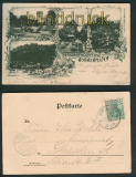 Bergrestauration Nonnenfelsen sw-AK 4 Ansichten 1902 (d5359)