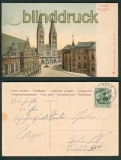Bremen farb-AK Dom, Rathaus und Brse 1908 (d4783)