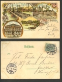 Bremen farb-Litho 4 Ansichten 1902  (d2728)