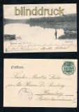 REINBEK sw-AK Mhlenteich 1903 (d7276)