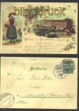 Hamburg farb-Litho-AK Freihafen Lagerhuser 1901(d2412)