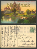 Hamburg farb-AK Hagenbecks Tierpark Gebirgspartie 1909 (d3585)