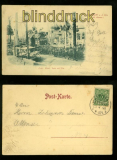 Altona-Ottensen sw-AK Elbschlucht an der Elbe G. Harrer 1899 (d6716)