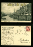 HAMBURG sw-AK Dovenfleth 1907 (d6093)