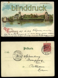 Hamburg farb-AK Uhlenhorster Fhrhaus 1899 (d5445)