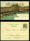Hamburg farb-AK Alter Jungfernstieg 1900  (d6705)