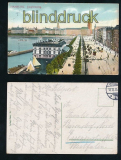 HAMBURG farb-AK Jungfernstieg Feldpost 1915 (d7136)