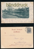 HAMBURG sw-AK Parthie an der Alster 1900 (d7151)