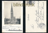 HAMBURG sw-AK Nicolai.Kirche und Hopfenmarkt 1902 (d7166)