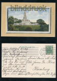 HAMBURG farb-AK Bismarckdenkmal 1914 (d7175)