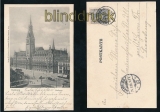 HAMBURG sw-AK Rathaus 1901 (d7167)