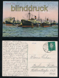 HAMBURG farb-AK Hafen 1929 (d7138)