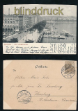 HAMBURG sw-AK Alter Jungfernstieg 1901 (d7157)