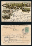 SCHLANGENBAD farb-Litho-AK Gruss aus ..... sechs Ansichten 1903 (d7216)
