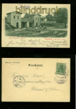 SAALBURG sw-Prge-AK Porta decumana von Innen 1902 (d6566)