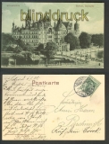 Schwerin sw-AK Schlo Stadtseite 1908 (d4194)
