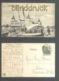 AHLBECK sw-AK Ostseebad Abfahrt zur Segelpartie 1907 (d6848)