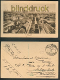 Krefeld sw-AK Panoramaansicht 1919 belg. Besetzung (d4801)