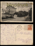 Lhne in Westfalen sw-AK Amtshaus 1918 (d5690)