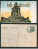 Porta-Westfalica farb-AK Kaiser-Wilhelm-Denkmal 1907 (d5164)