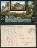 Knigswinter farb-AK vier Ansichten Feldpost 1915 (d5159)