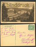 Ruhestein sw-AK Hotel + Kurhaus 1926 (d3073)