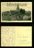 HAREN (Ems) sw-AK Blick zur katholischen Kirche  (d6102)