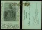 HANNOVER sw-AK Kriegerdenkmal Mondscheinkarte 1898 (d6723)