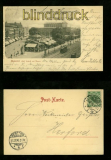 HANNOVER sw-AK Cafe Krpcke und Theater 1898 (d6590)