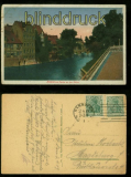 HANNOVER farb -AK Partie an der Leine 1919 (d6481)