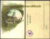 Rinteln farb-Litho-AH Gruss vom Klippenthurm (d1318)