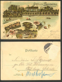 Dortmund farb-Litho-AK Gruss aus der Buschmühle (d3230)