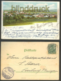 Stockach farb-AK Panorama 1901 (d4176)