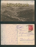 Blick vom Belchen sw-AK ins kl. Wiesental + auf Alpen 1919 (d4968)