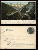 Ravennaschlucht-Viadukt farb-AK bei Hllsteig-Sternen, Hllenthal 1905 (d5584)
