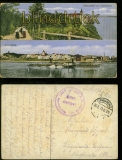 Graudenz farb-AK zwei Ansichten vom Schlossberg Feldpost 1915 (d6053)