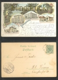 GRAUDENZ farb-Litho-AK Gruss .......  sechs Ansichten 1899 (d6970)