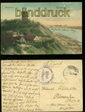 Graudenz farb-AK Schlossberg Feldpost 1915 (d6047)