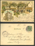 Dortmund farb-Litho-AK Deutsches Haus 1899 (d3233)