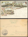 WILHELMSHAVEN farb-Litho-AK Gruss vom Sportpark 1903 (d0197)