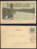 WILHELMSHAVEN farb-AK Park mit Wasserthurm 1900 (d0196)