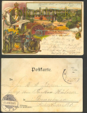 Munster farb-Litho Truppenbungsplatz 1898 Kais (d2803)