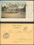 Gruss aus Pyrmont farb-Litho-AK Kurhaus 1901 (d3226)