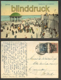 Borkum farb-AK Musikpavillon und Wandelhalle 1921 (d3817)