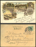Nordenham farb-Litho-AK Hotel Friesischer Hof 1899 (d4236)
