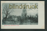 Frstenau i. H. sw-AK Kirche ungebraucht (d4886)