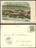 Hameln farb-AK der Klt und die Weser 1901 (d4374)
