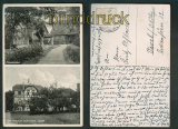 Huntlosen sw-AK Haus Sanum 2 Ansichten ca. 1920 (d4940)