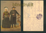 Nordhorn farb-AK Bauerntracht 1917 (d4959)
